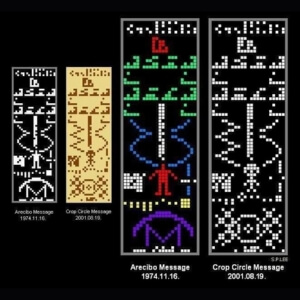 Mensagem de Arecibo 1974: o sinal enviado às estrelas e o misterioso agroglifo de Chilbolton.